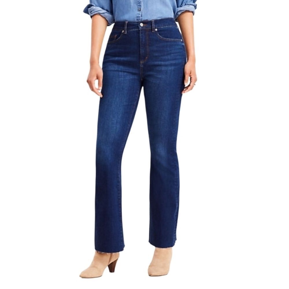 LOFT Medium Wash Curvy Bootcut Jeans Size 4/27